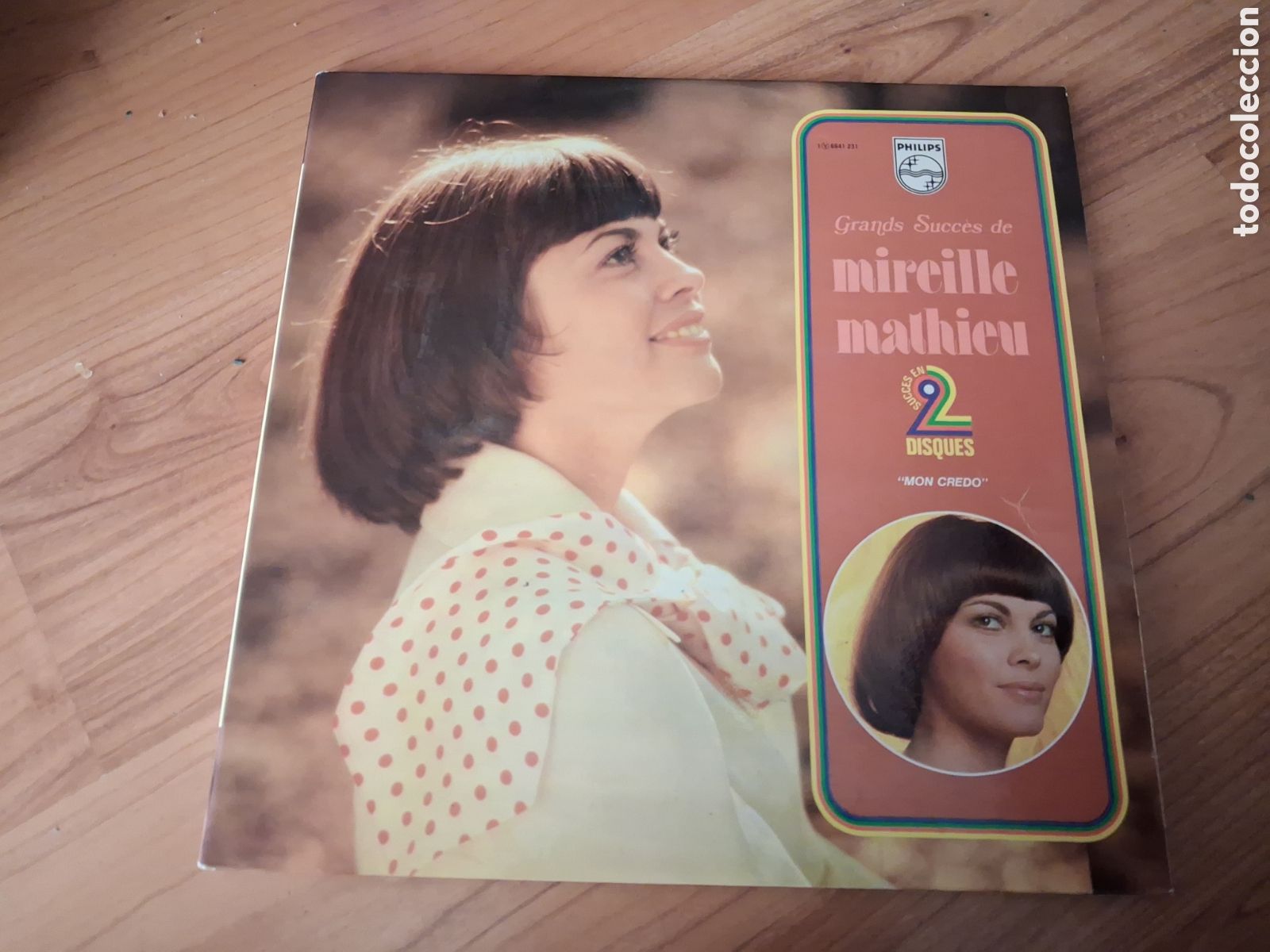 Discos de vinilo: Mireille Mathieu&nbsp;&ndash;&nbsp;Grands Succ&egrave;s De Mireille Mathieu &ldquo;Mon Credo Doble lp - Foto 3