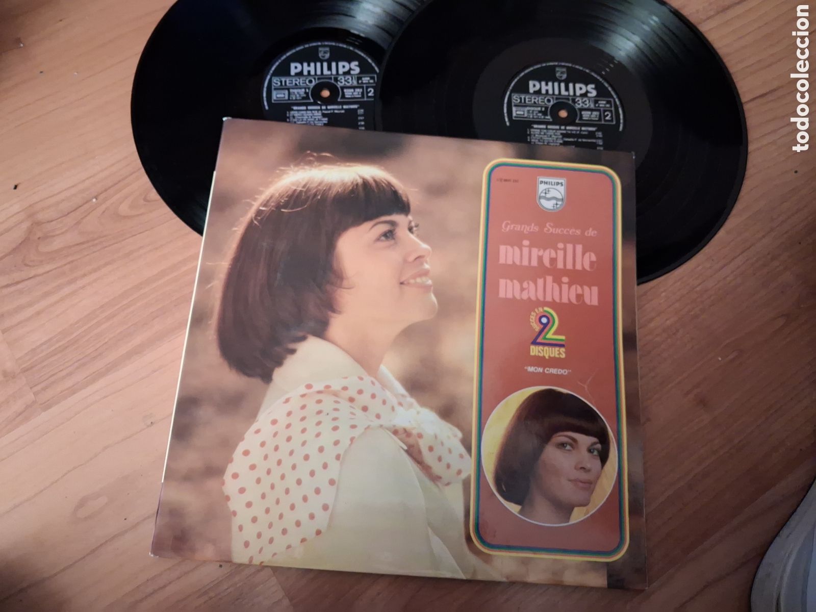 Discos de vinilo: Mireille Mathieu&nbsp;&ndash;&nbsp;Grands Succ&egrave;s De Mireille Mathieu &ldquo;Mon Credo Doble lp - Foto 1