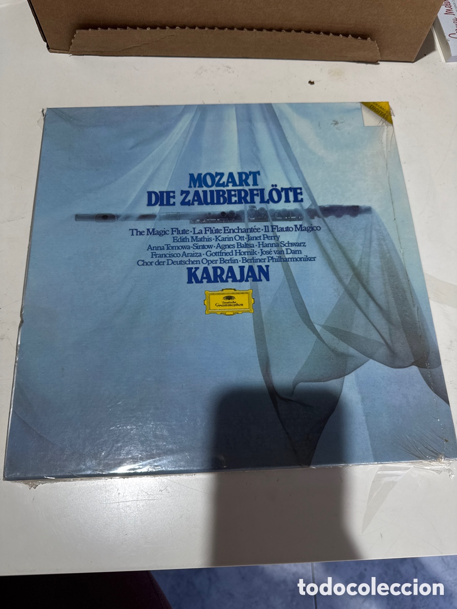 Discos de vinilo: Vinilo de Mozart Die Zauberflote