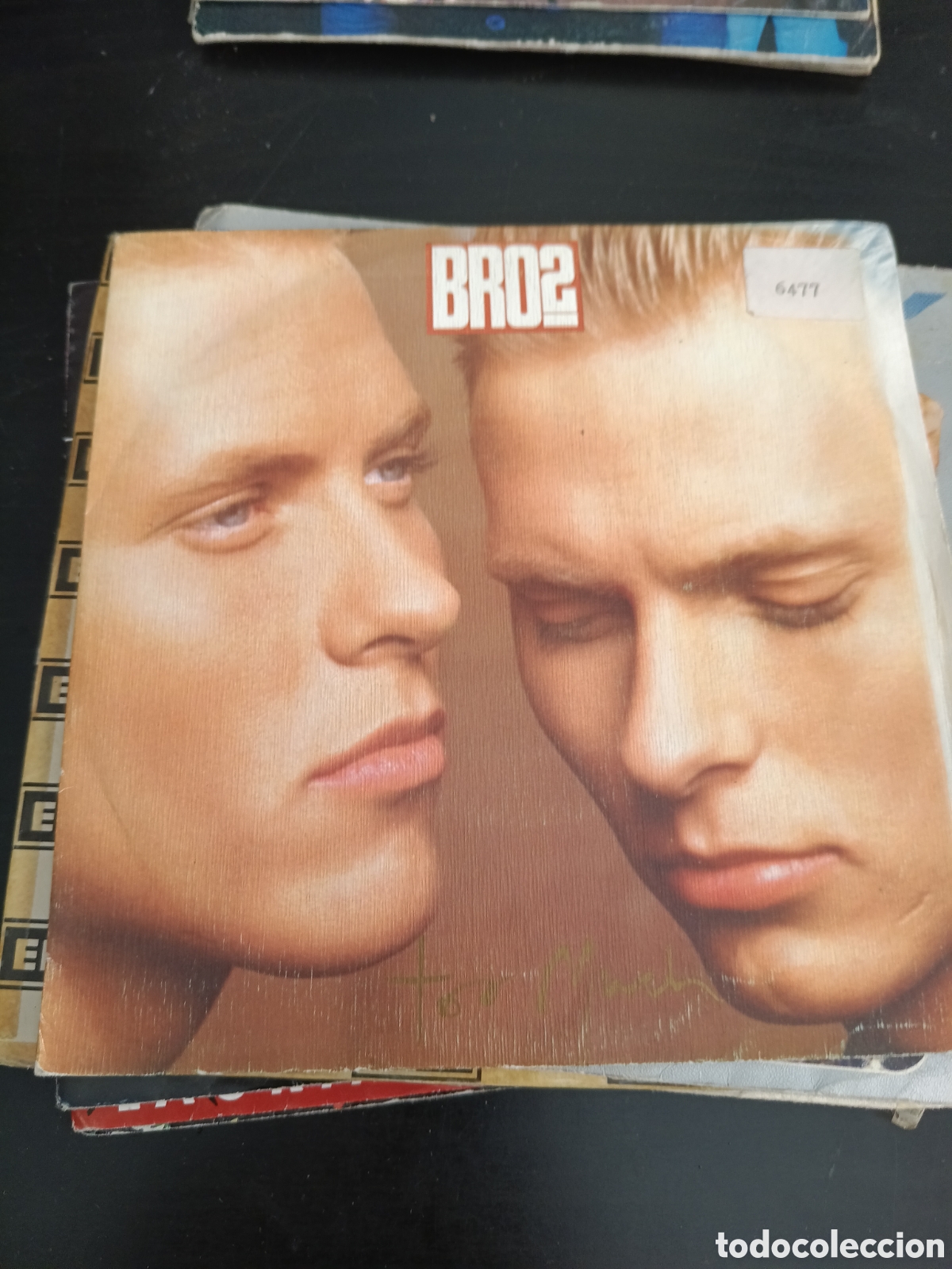 Discos de vinilo: Bros &ndash; Too Much. Vinilo 7&rdquo; single promo 1989 Espa&ntilde;a