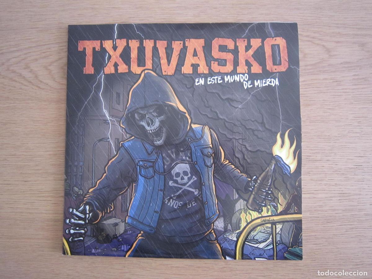 Discos de vinilo: MAXI SINGLE 10&rdquo; - PUNK - TXUVASKO (EN ESTE MUNDO DE MIERDA) - 2024 - GALICIA