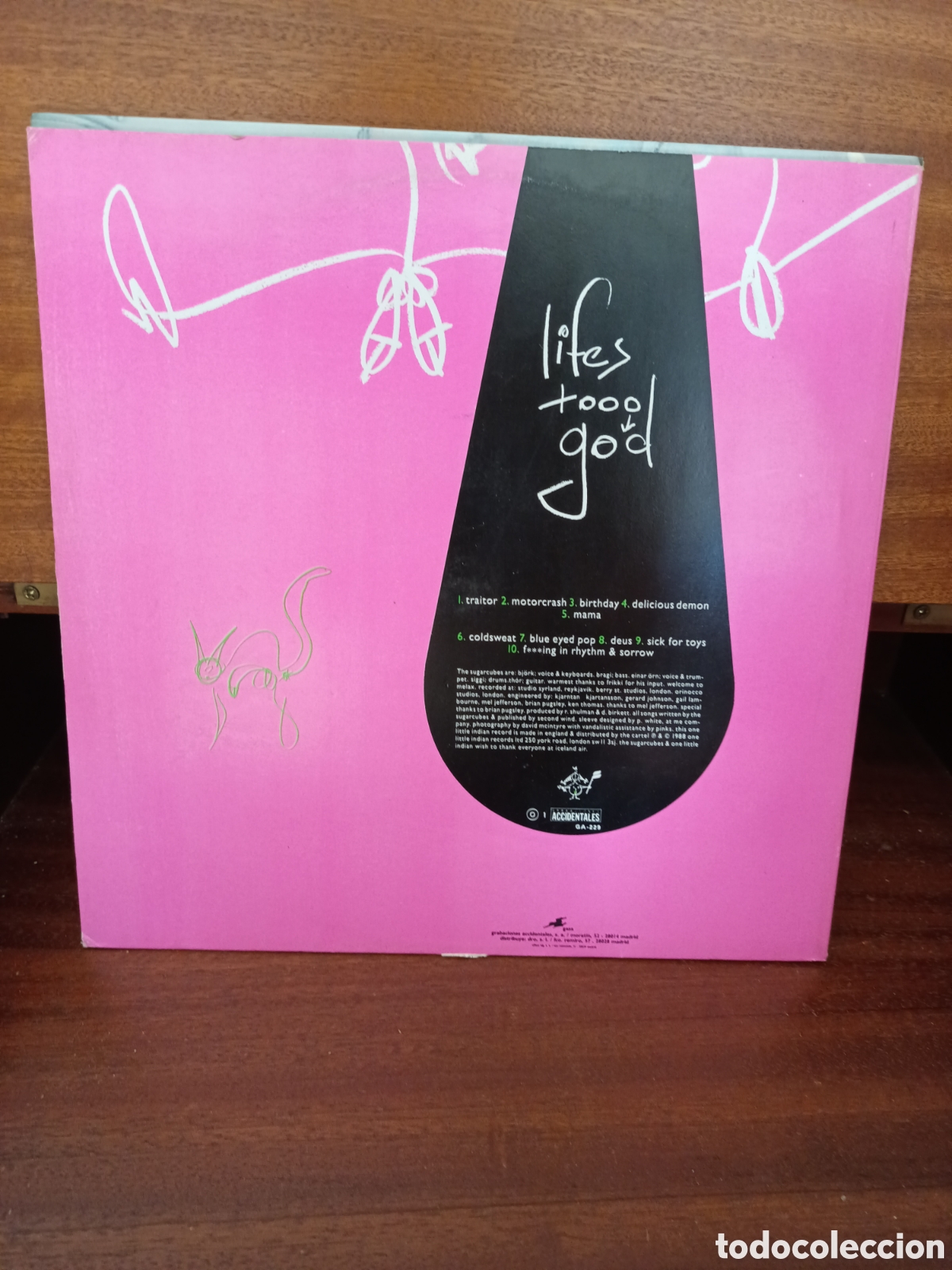 Discos de vinilo: THE SUGAR, LIFE,S TOO GOOD - Foto 2