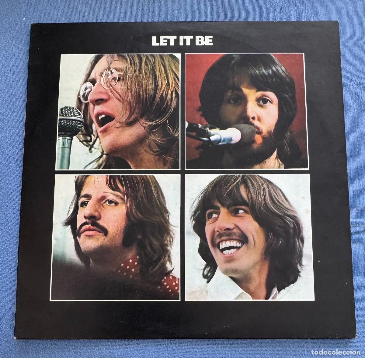 Discos de vinilo: Beatles 33t Let it be Italy EX EX lp