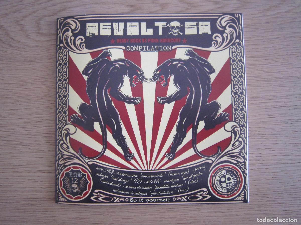 Dischi in vinile: 7&rdquo;EP + FANZINE- RECOPILACI&Oacute;N - REVOLTOSA (HEAVY-ROCK VS PUNK-HARDCORE) COMPILATION