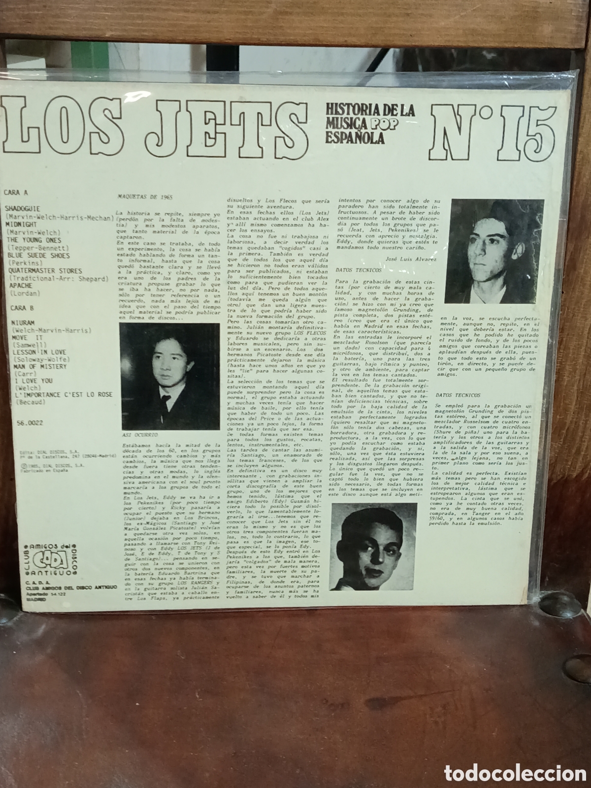 Discos de vinilo: LOS JETS , GRAVACIONES IN&Eacute;DITAS - Foto 2