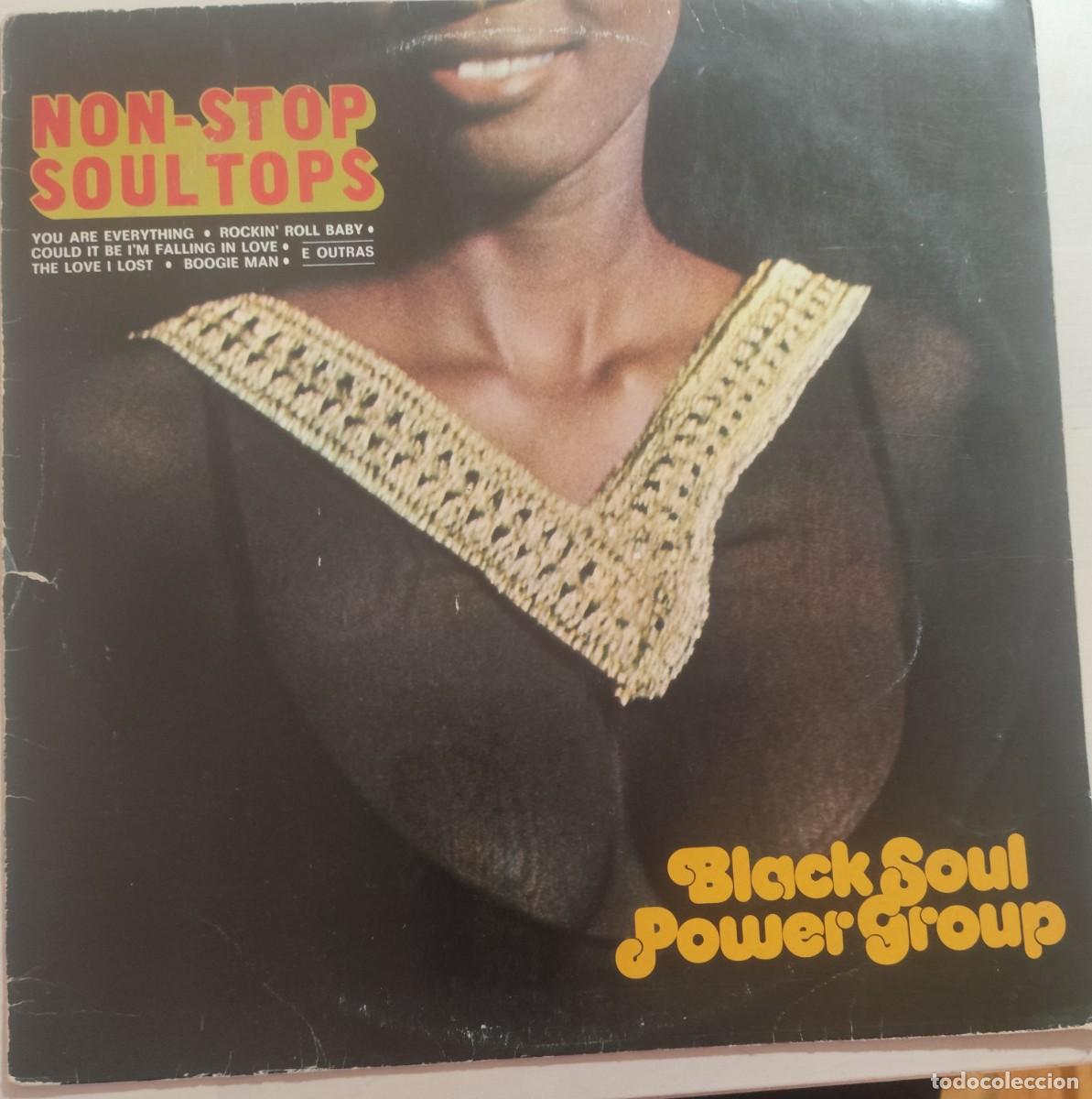 Discos de vinil: Black Soul Power Group-Non Stop Soul Tops-Brasil 1977