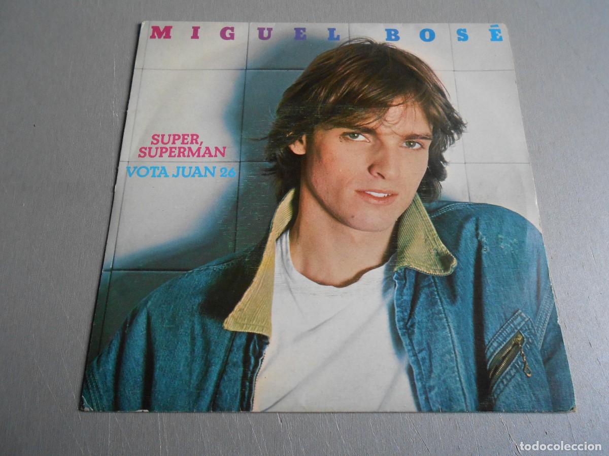 Discos de vinilo: MIGUEL BOSE, SG , SUPER SUPERMAN + 1, A&Ntilde;O 1979, CBS 7374