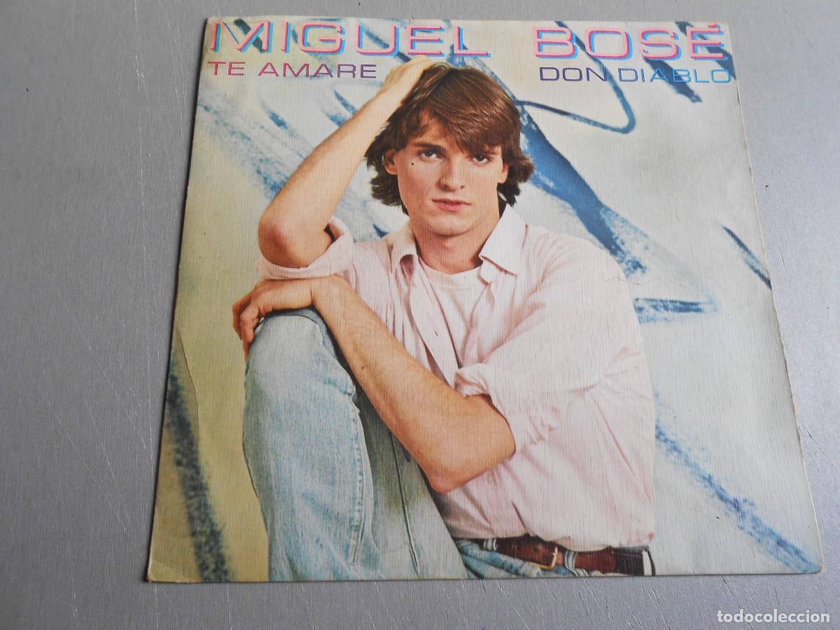 Vinyl-Schallplatten: MIGUEL BOSE, SG , TE AMAR&Eacute; + 1, A&Ntilde;O 1980, CBS 8816 PROMOCIONAL