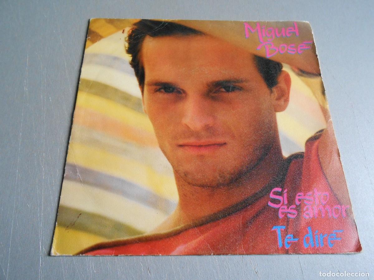 Vinyl-Schallplatten: MIGUEL BOSE, SG , SI ESTO ES AMOR + 1, A&Ntilde;O 1981, CBS A 2005