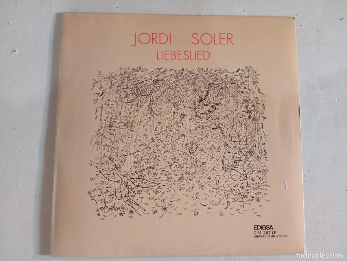 Disques de vinyle: JORDI SOLER - LIEBESLIED - EDIGSA - 19725