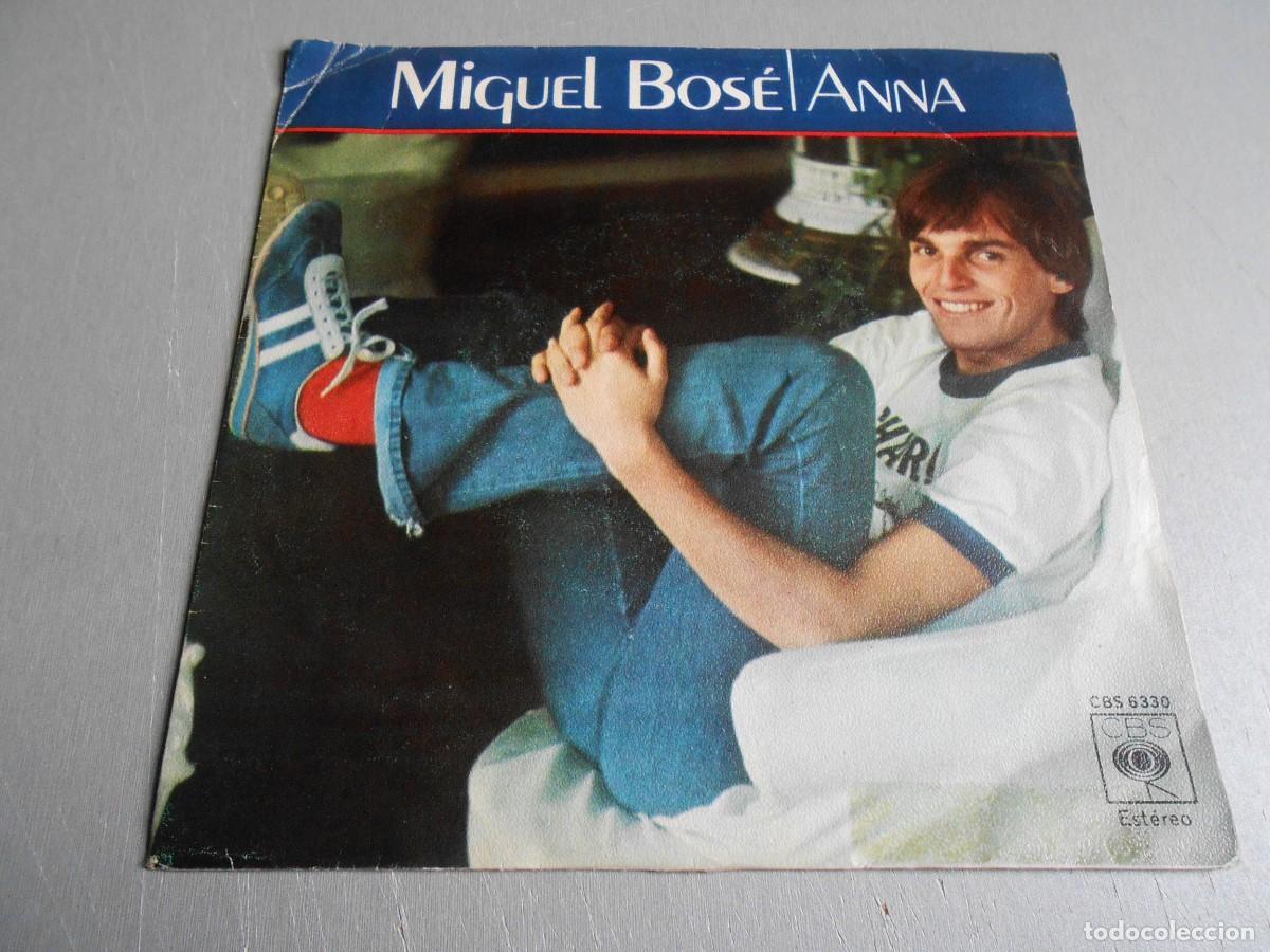 Discos de vinilo: MIGUEL BOSE, SG , ANNA + 1, A&Ntilde;O 1978, CBS 6330
