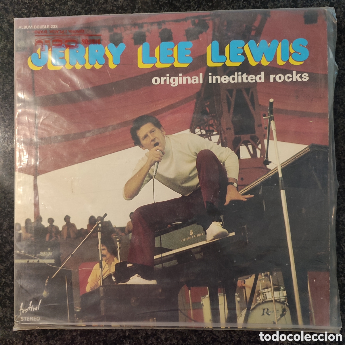 Disques de vinyle: Doble Lp Jerry Lee Lewis, Original Inedited Rocks