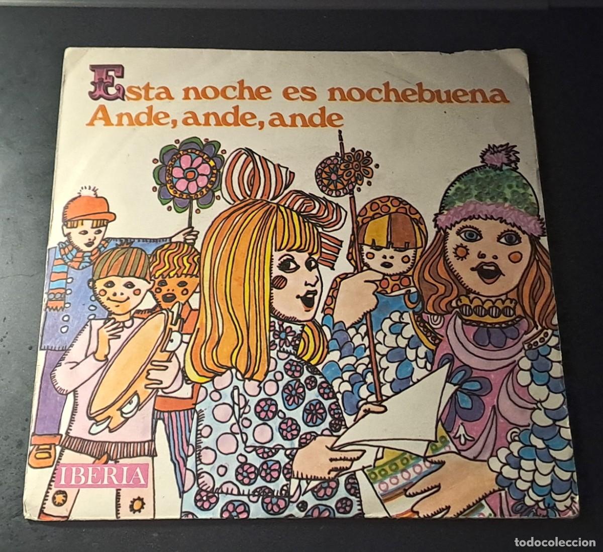 Discos de vinilo: SINGLE VILLANCICO ESTA NOCHE ES NOCHEBUENA - IBERIA SKIP A&Ntilde;O 1968