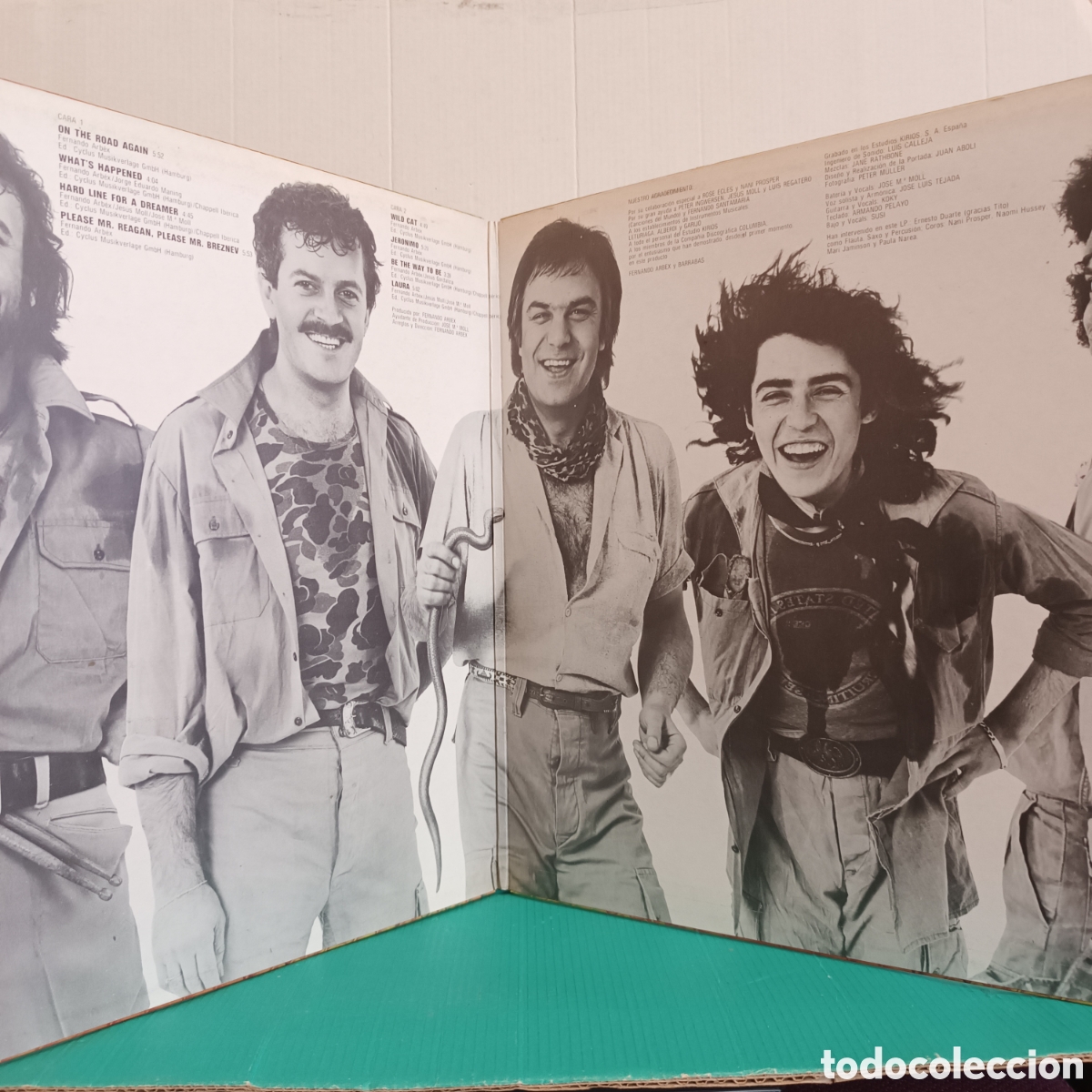 Discos de vinilo: BARRABAS. PIEL DE BARRABAS. 1981. LP. GATEFOLD - Foto 2