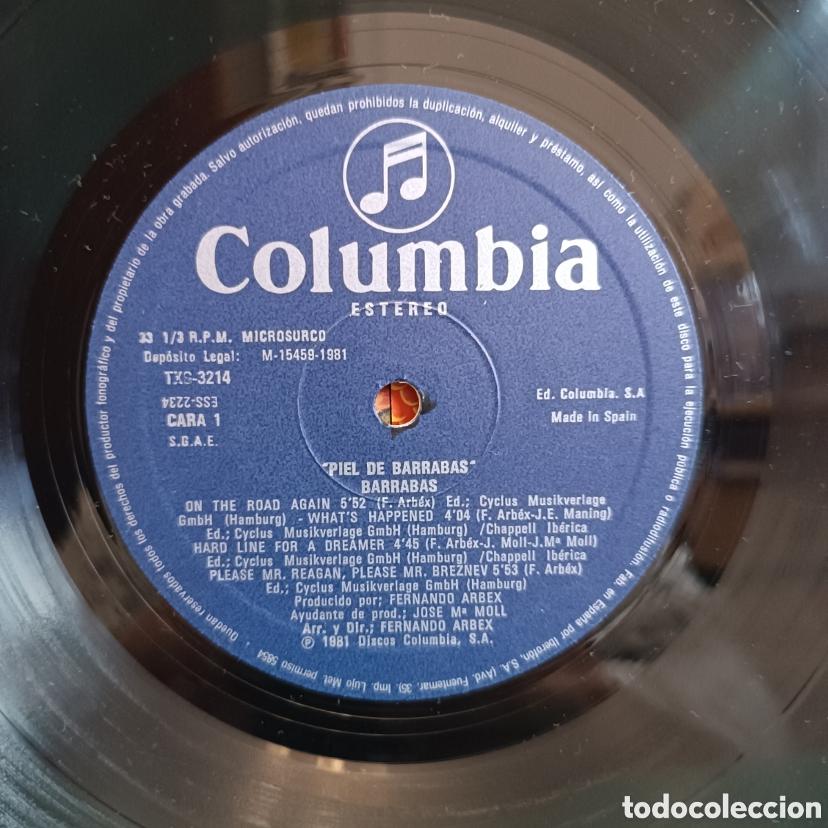 Discos de vinilo: BARRABAS. PIEL DE BARRABAS. 1981. LP. GATEFOLD - Foto 6