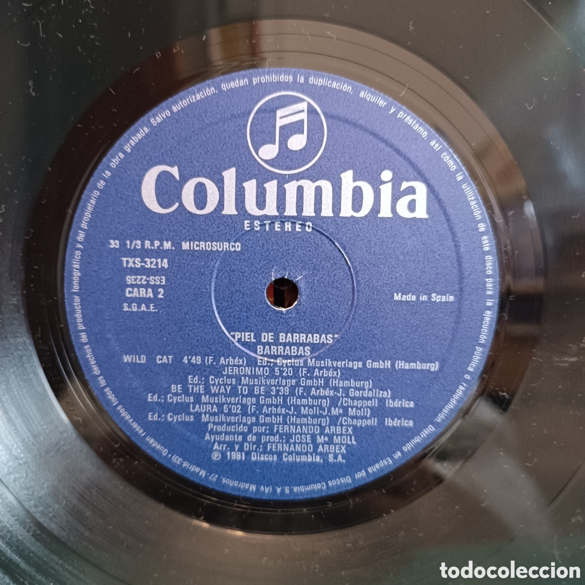 Discos de vinilo: BARRABAS. PIEL DE BARRABAS. 1981. LP. GATEFOLD - Foto 7