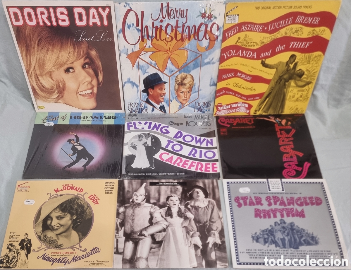 Dischi in vinile: Lote de 19 Lp's, Bandas Sonoras y musicales.
