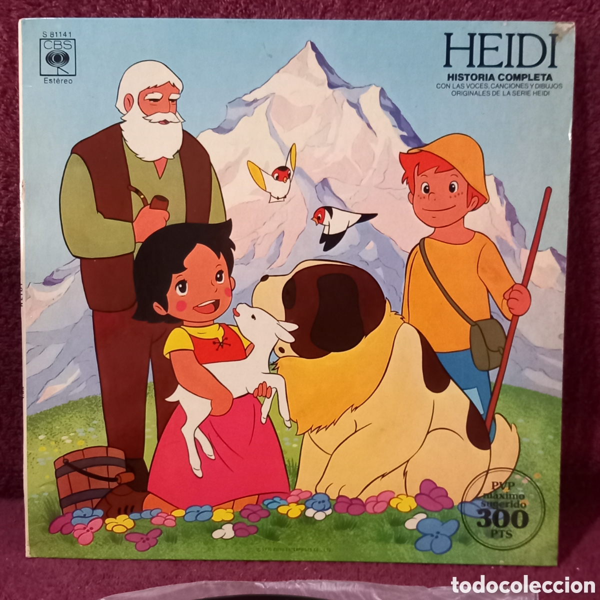 Discos de vinil: LP GATEFOLD HEIDI HISTORIA COMPLETA(1975 CBS)POCAS SE&Ntilde;ALES