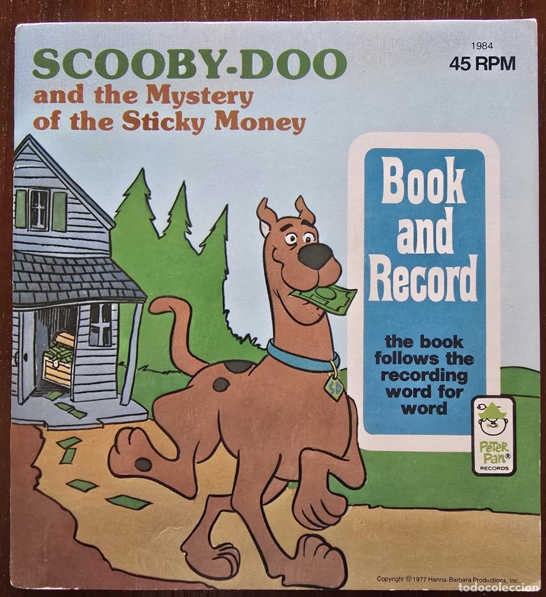 Discos de vinilo: Disco Single.Scooby-Doo and the Mystery of the Sticky Money.Book and Record.1984