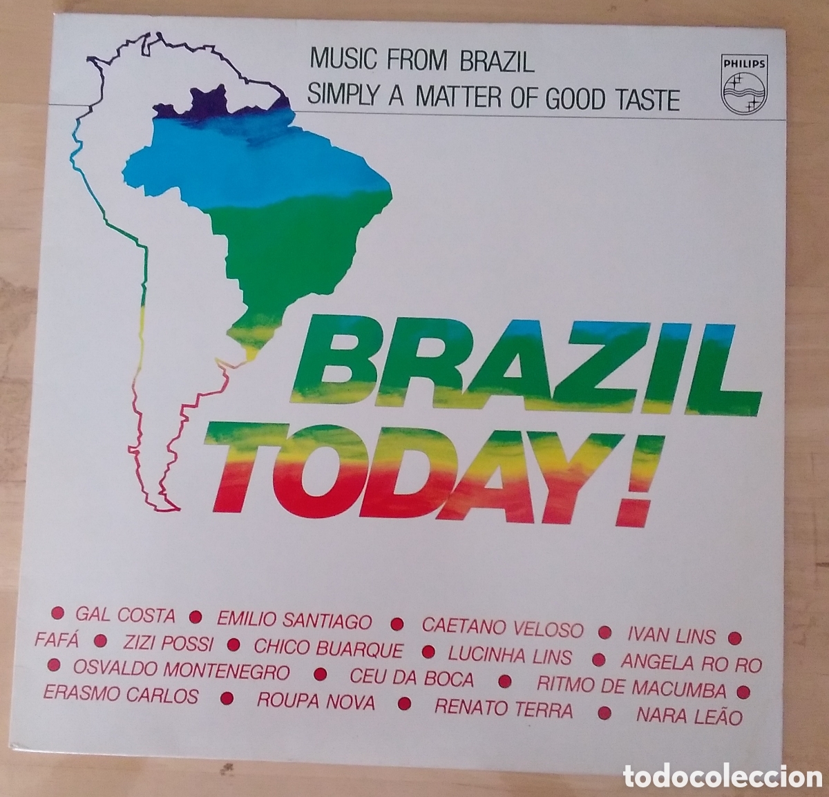 Discos de vinilo: DISCO VINILO. LP. BRAZIL TODAY. SAMBA. 1983 - Foto 1