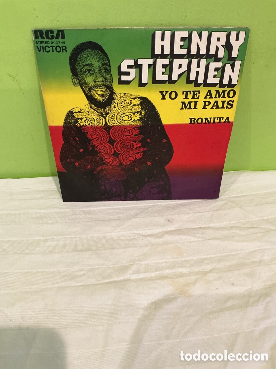 Discos de vinilo: HENRY STEPHEN &ndash; YO TE AMO MI PA&Iacute;S / BONITA &ndash; SINGLE VINILO 1972 &ndash; ESPA&Ntilde;A