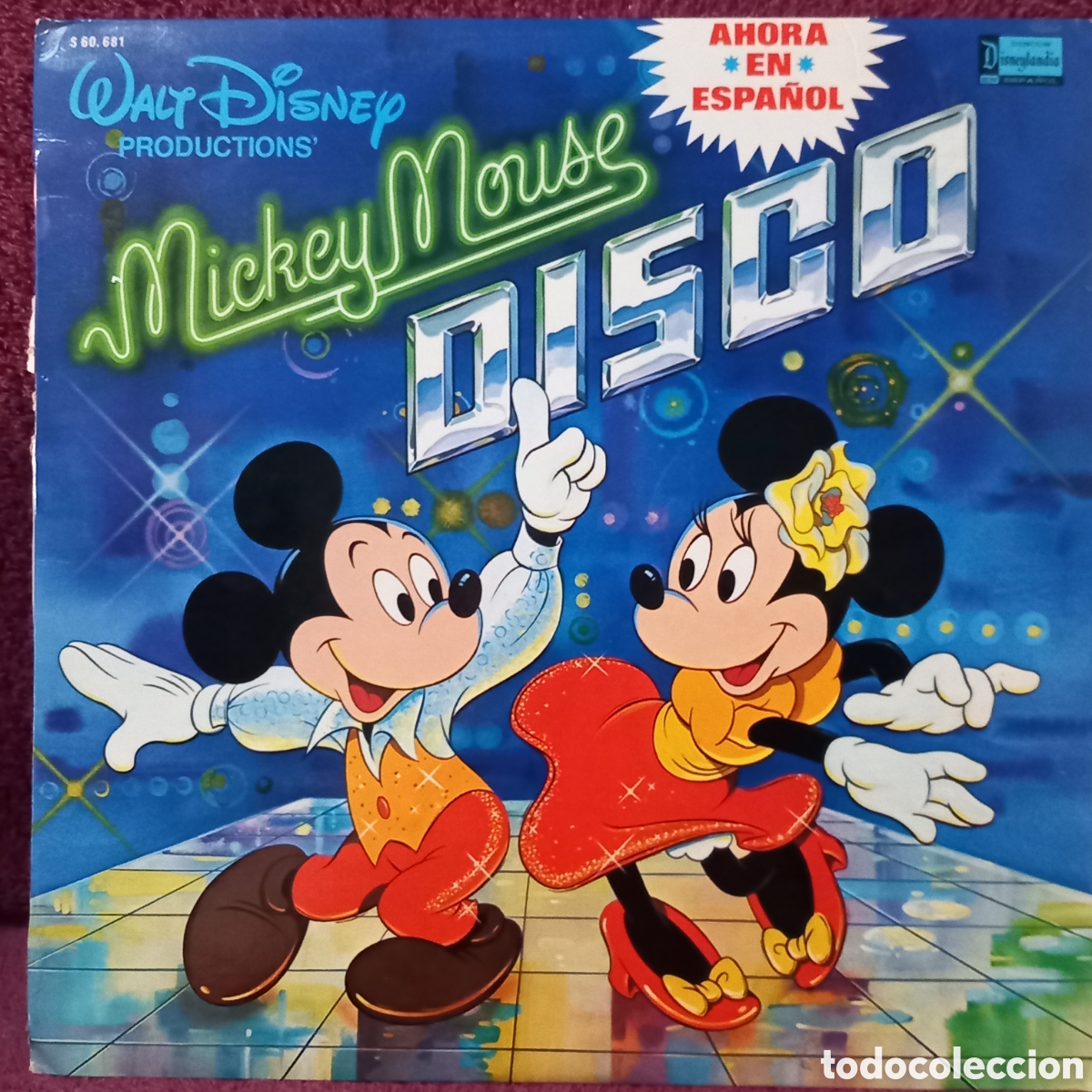 Discos de vinilo: LP MICKEY MOUSE DISCO/WALT DISNEY PRODUCTIONS(1981HISPAVOX)MUY POCAS SE&Ntilde;ALES