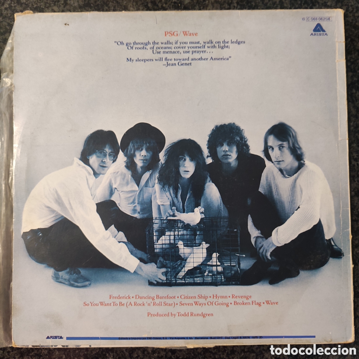 Discos de vinilo: Lp Patti Smith Group, Wave -Ola- - Foto 2
