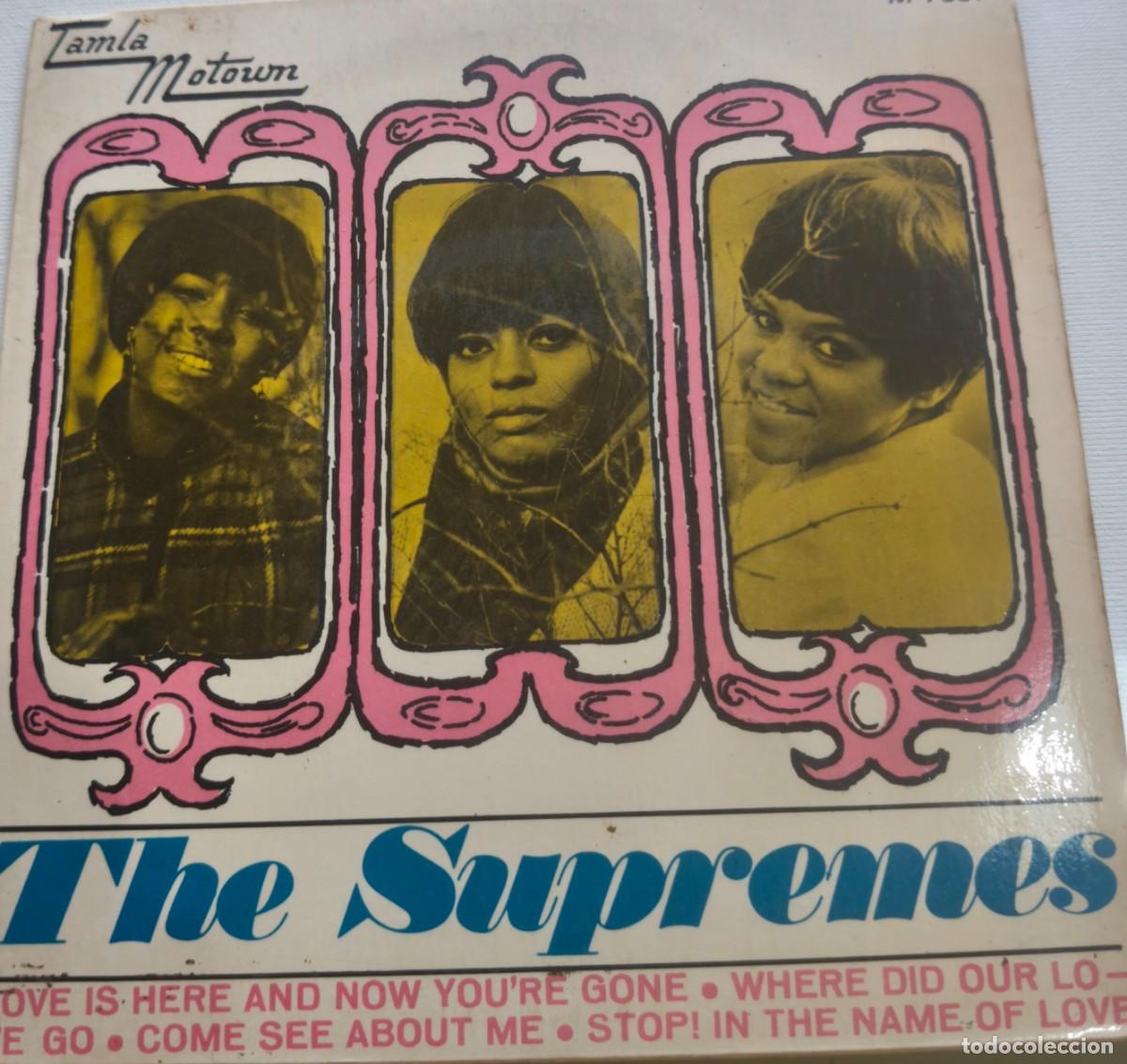 Discos de vinilo: THE SUPREMES-EP LOVE IS HERE AN NOW YOU'RE GONE+3