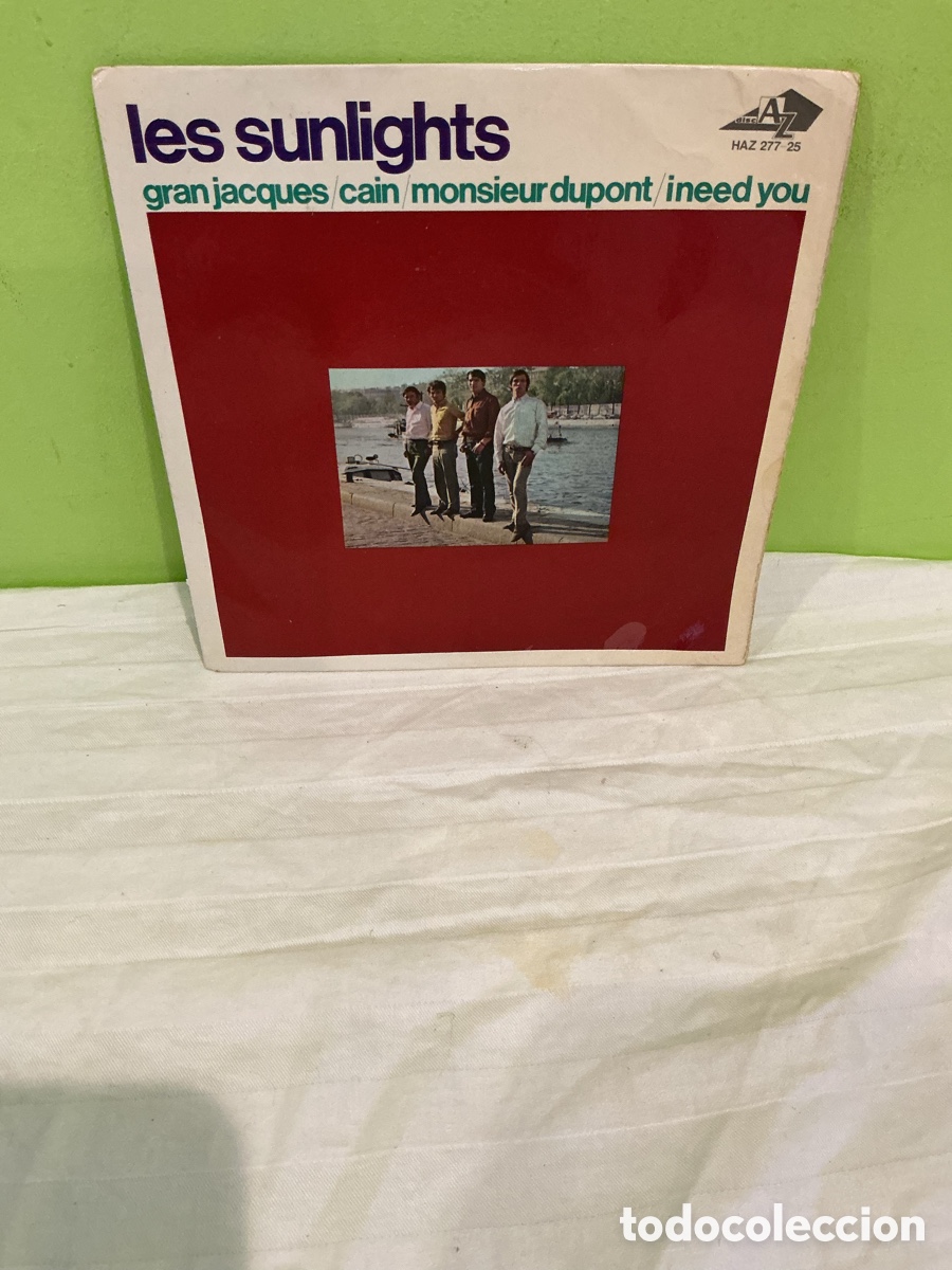 Dischi in vinile: LES SUNLIGHTS &ndash; GRAND JACQUES / CA&Iuml;N &ndash; EP VINILO 1966 &ndash; 4 CANCIONES &ndash; ESPA&Ntilde;A