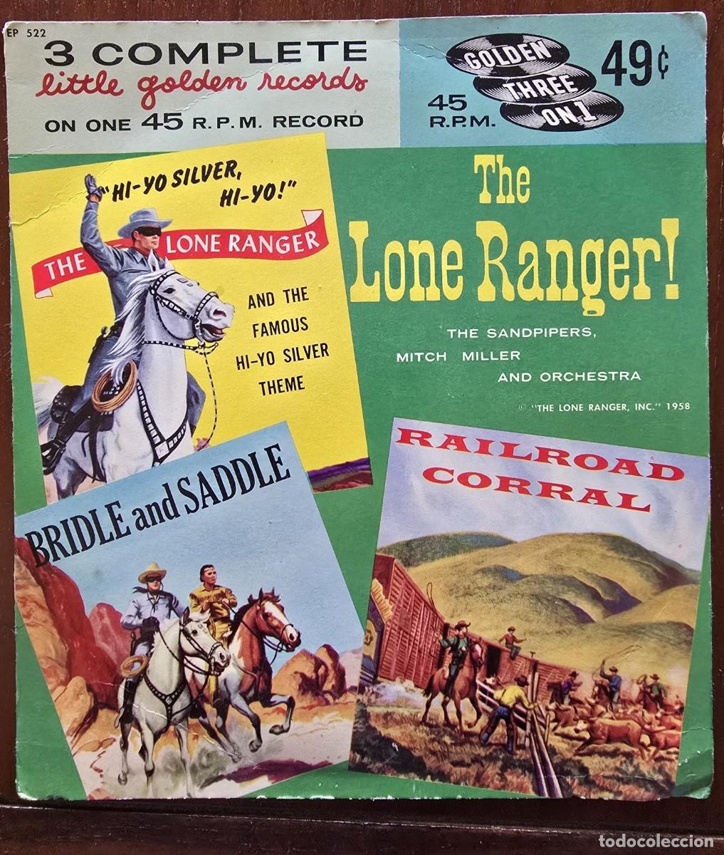Discos de vinilo: Disco Single.The Lone Ranger.3 Complete Little Golden Records.1958