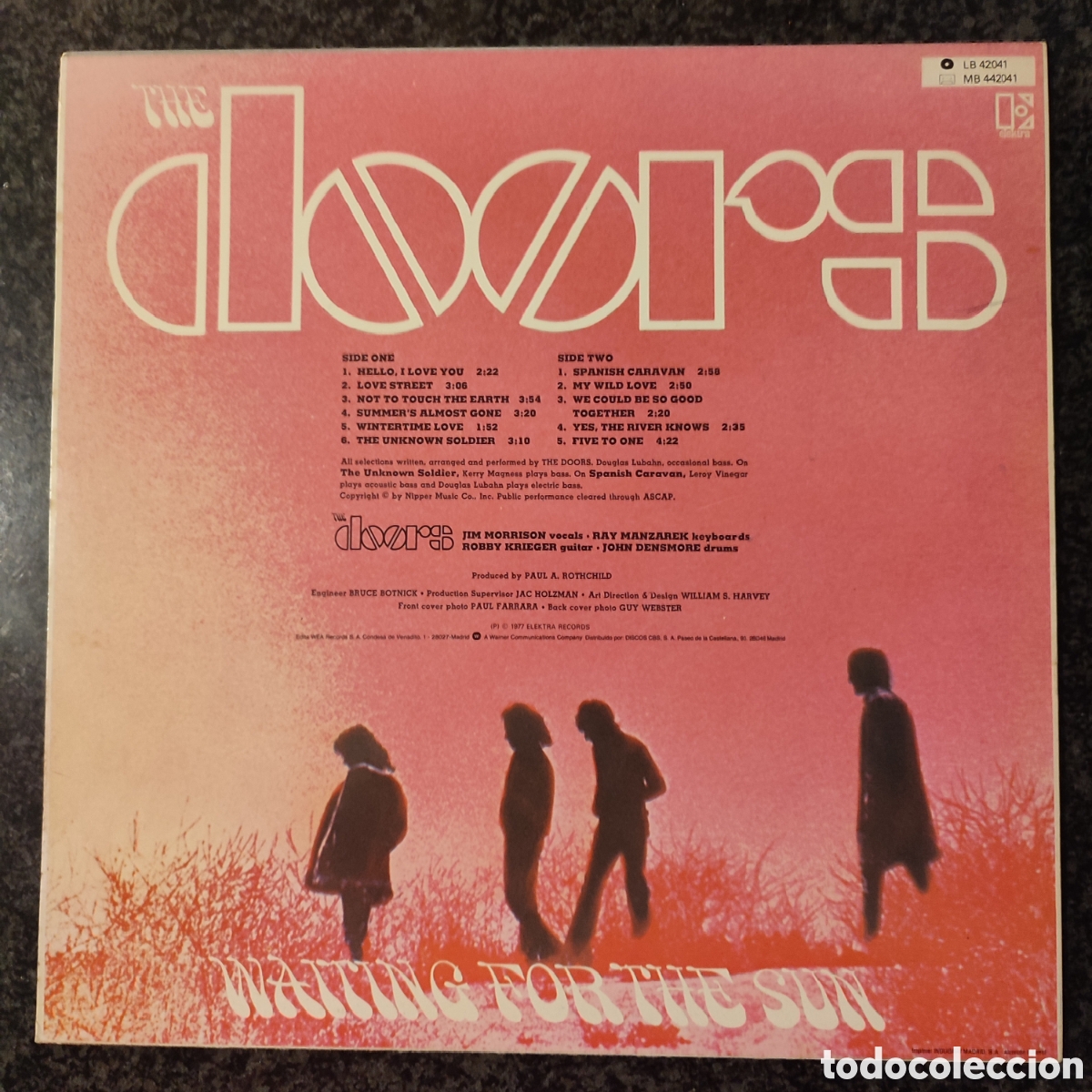 Discos de vinilo: Lp de The Doors, Waitting for the sun - Foto 2