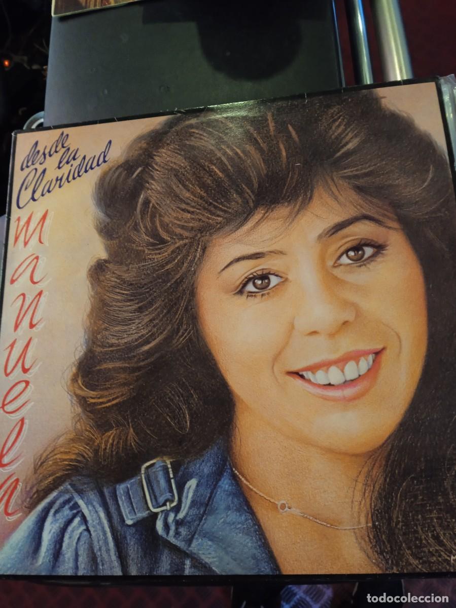 Discos de vinilo: MANUELA- DESDE LA CLARIDAD. LP PROMOCIONAL. VERSI&Oacute;N DE &rdquo;ENTRE DOS AGUAS&rdquo; CANTADA. PACO DE LUC&Iacute;A