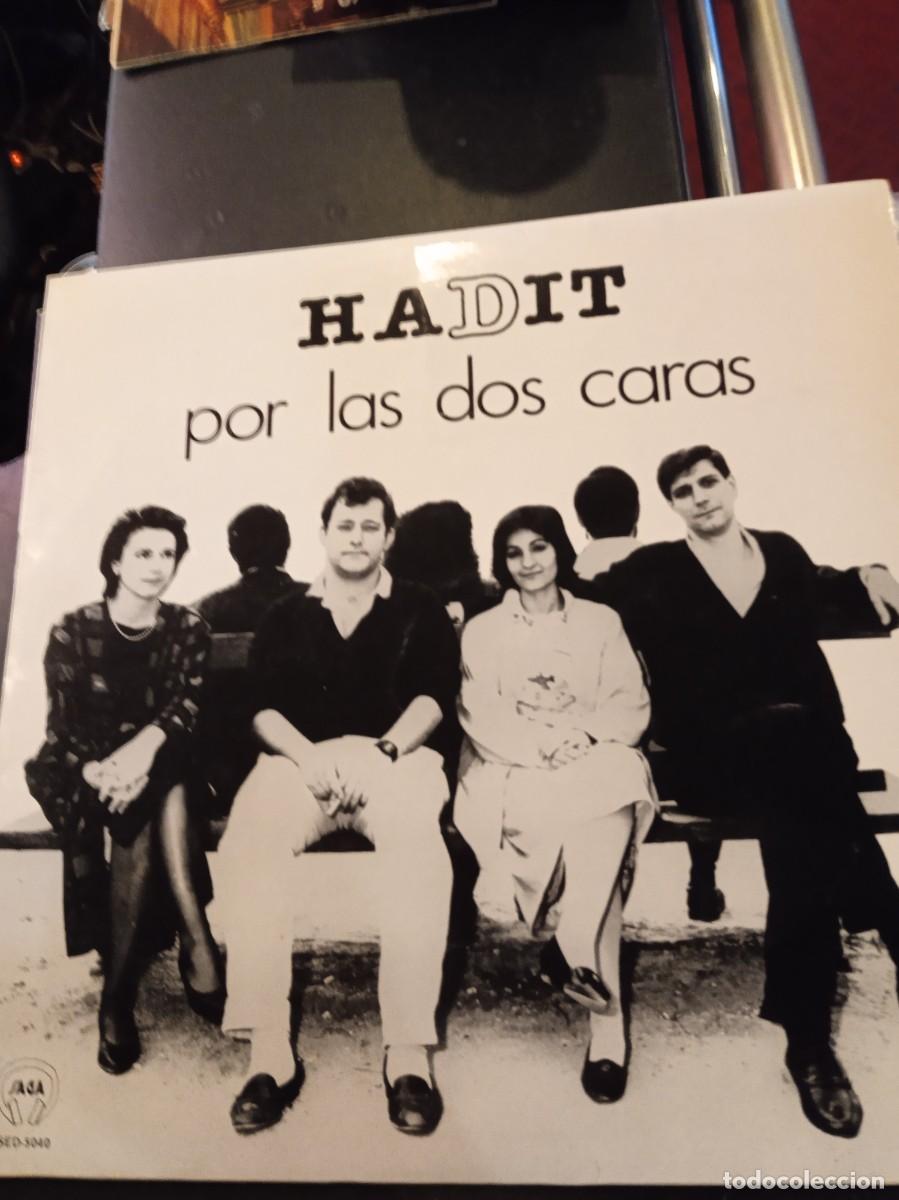 Discos de vinilo: HADIT- POR LAS DOS CARAS. LP FOLK - Foto 2