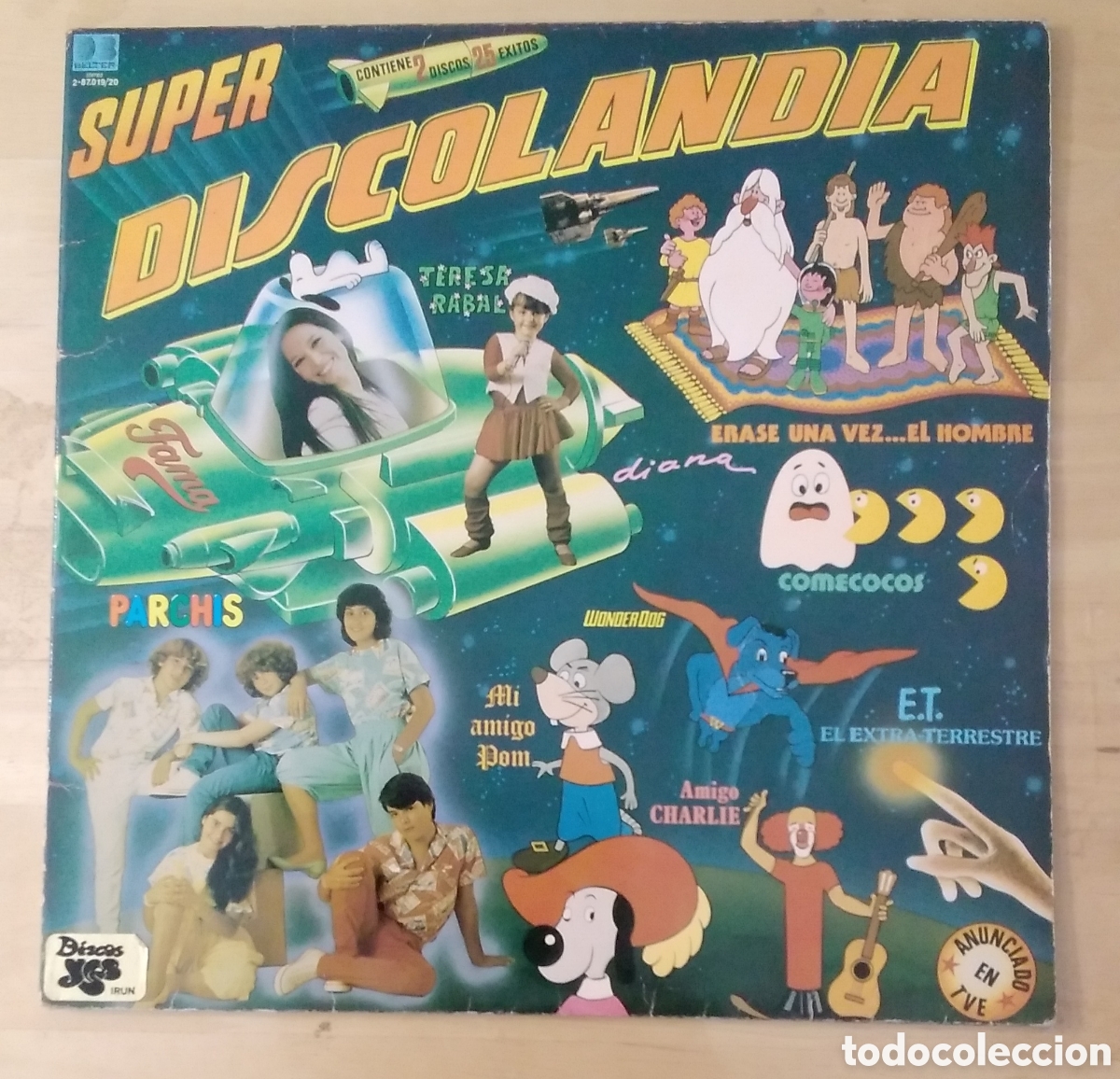 Discos de vinilo: DOBLE DISCO VINILO. 2 LP. SUPER DISCOLANDIA. 1983 - Foto 1