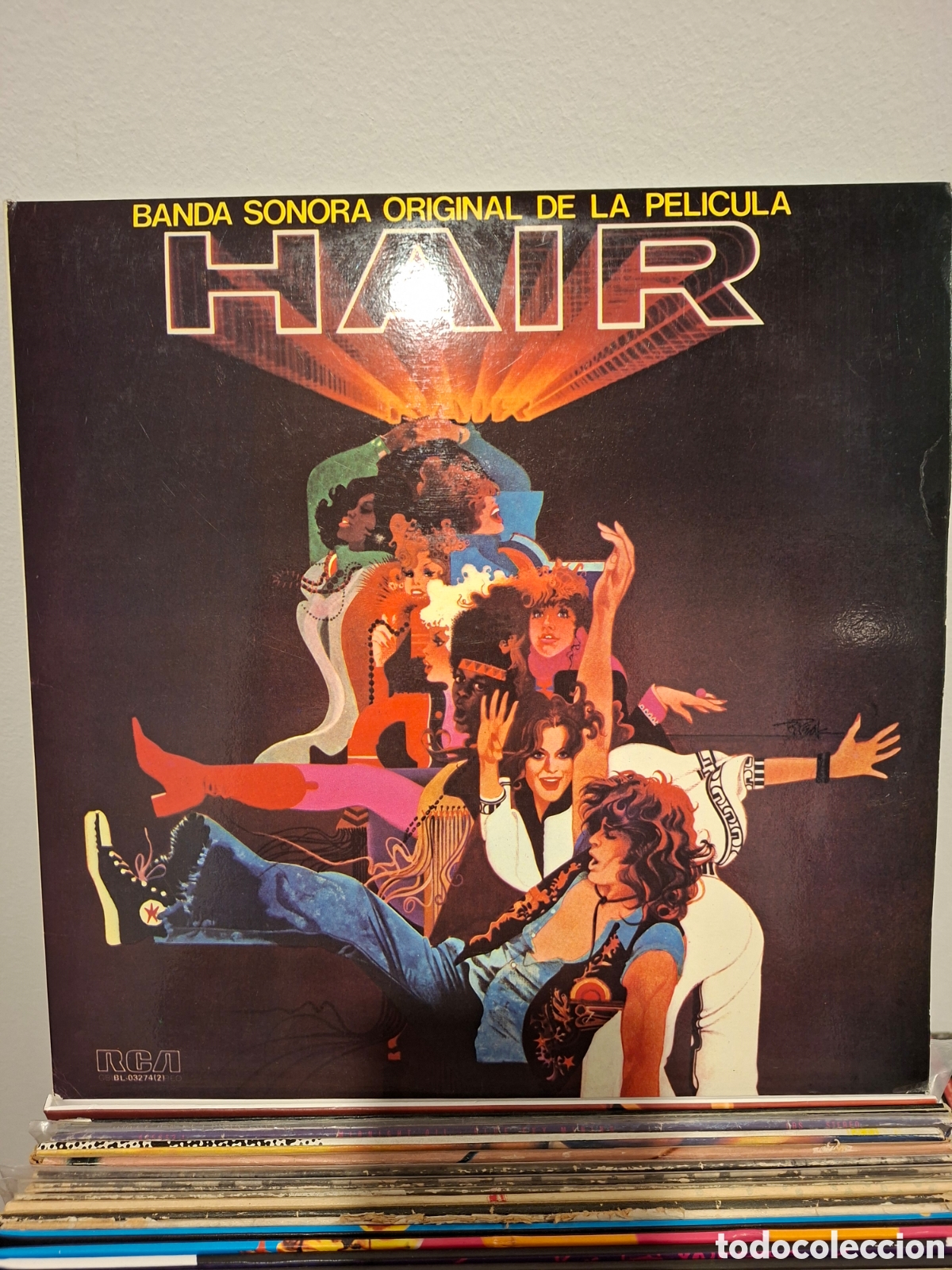 Discos de vinilo: Vinilo B.S.O. Pel&iacute;cula Hair en muy buen estado.