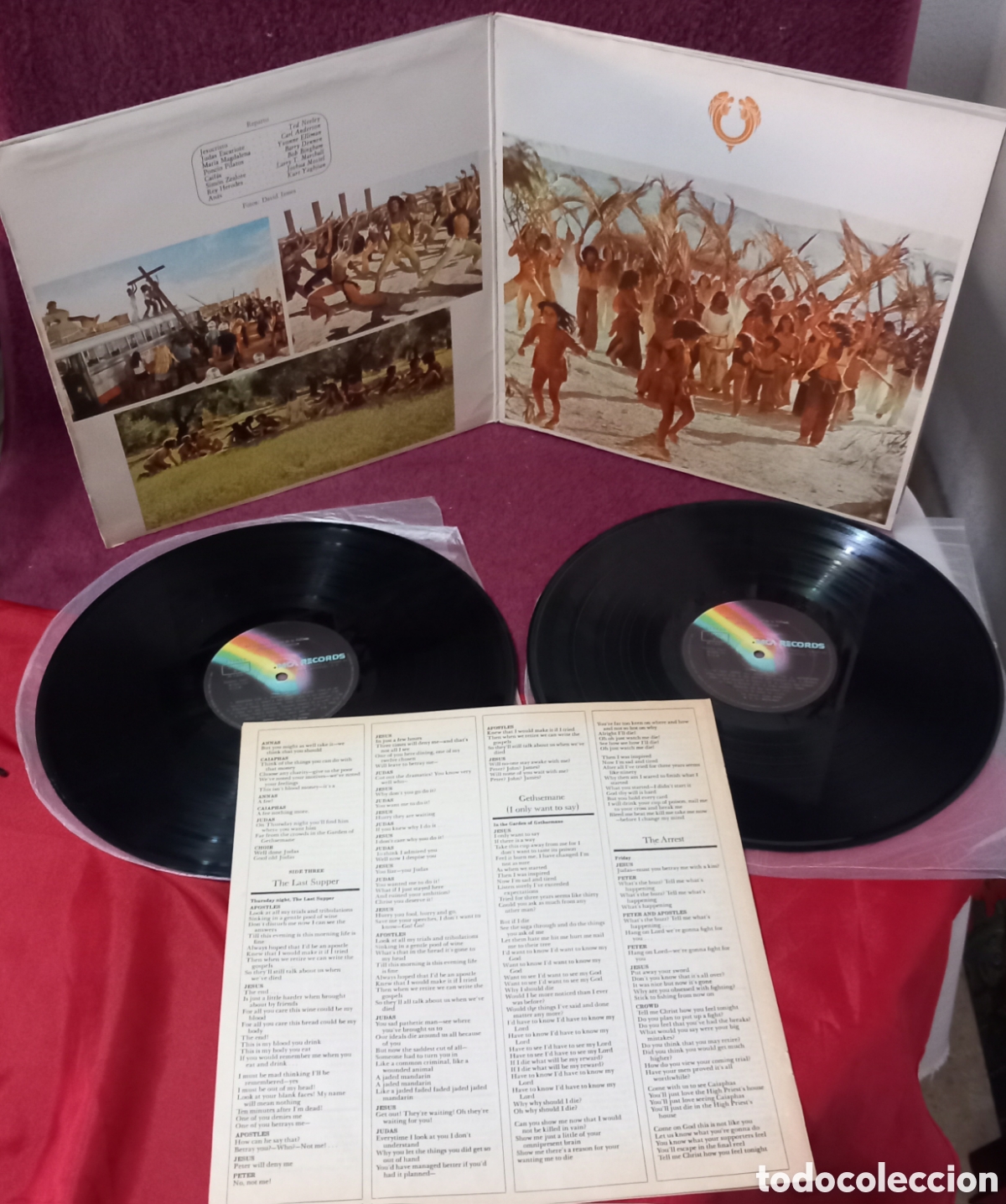 Disques de vinyle: LP DOBLE JESUCRISTO SUPERSTAR(1974 MCA)VINILOS EXCELENTE+LIBRETO+INSERTO