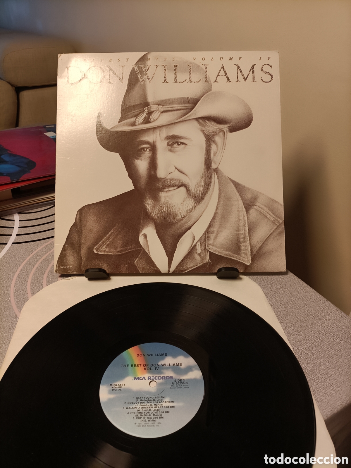 Discos de vinil: LP,1985 USA,Don Williams,Reatest Hits Vol IV