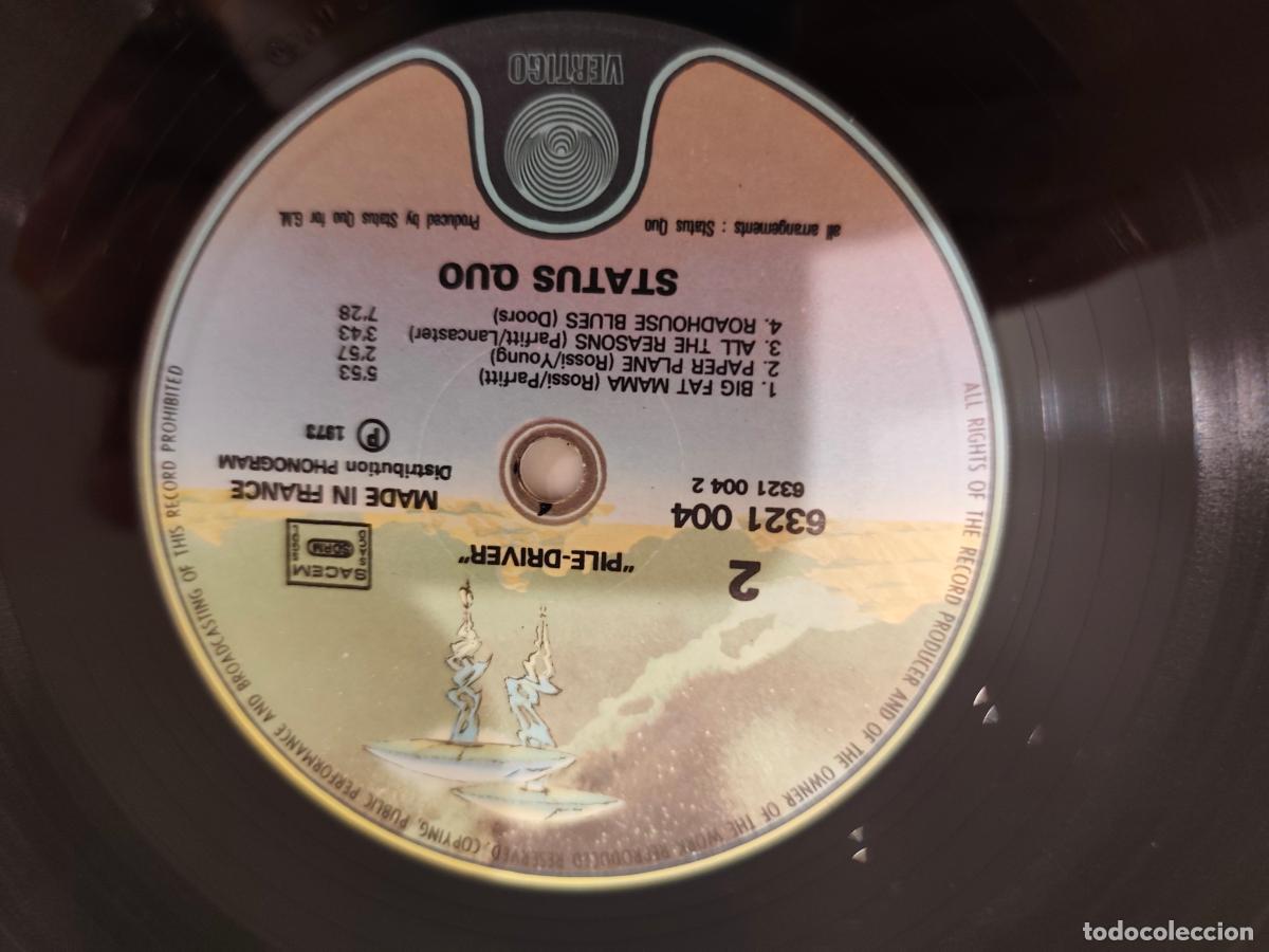 Discos de vinilo: Status Quo &ndash; Piledriver- (1974) LP disco vinilo - Foto 2