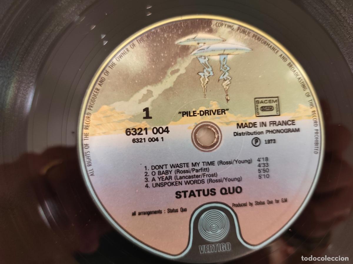 Discos de vinilo: Status Quo &ndash; Piledriver- (1974) LP disco vinilo - Foto 3