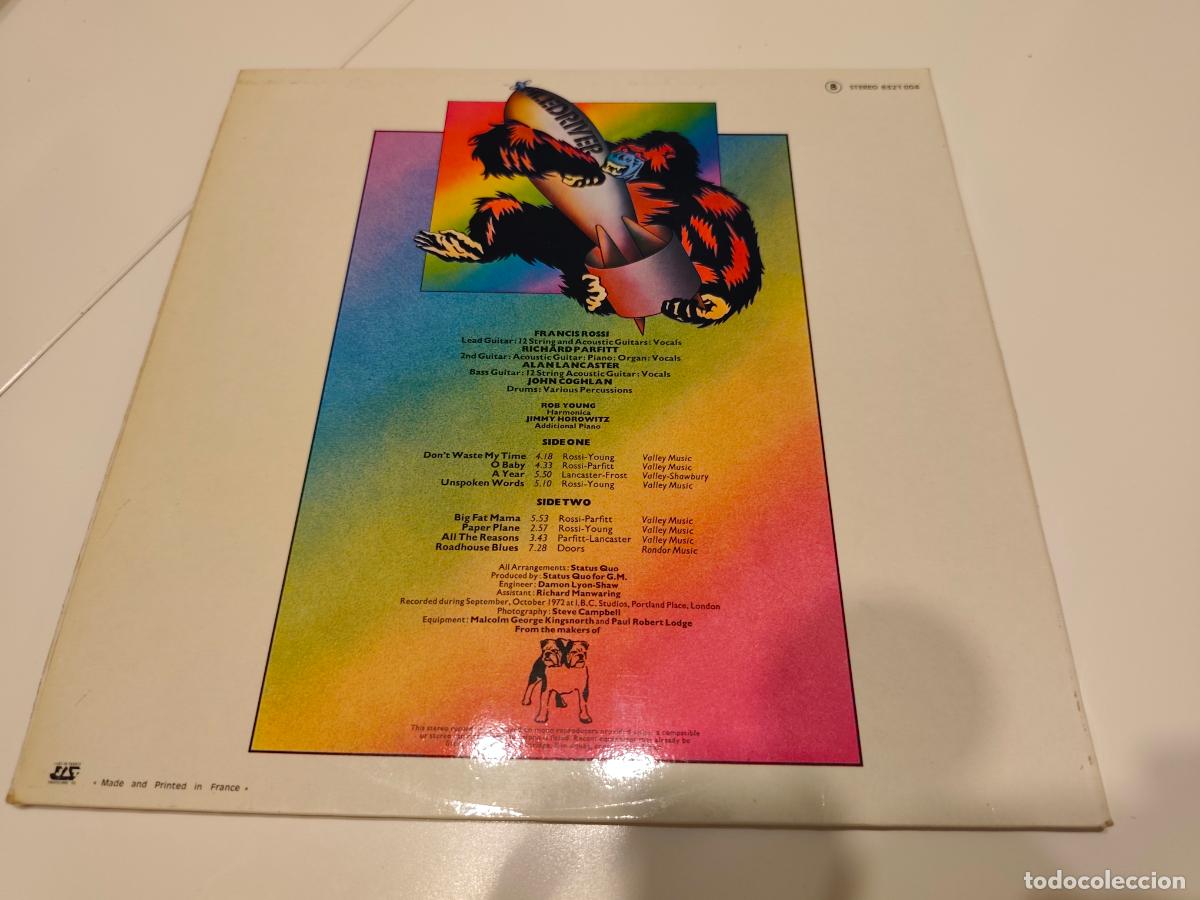 Discos de vinilo: Status Quo &ndash; Piledriver- (1974) LP disco vinilo - Foto 7