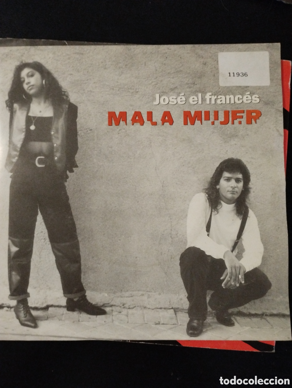 Discos de vinilo: Jos&eacute; El Franc&eacute;s &ndash; Mala Mujer. 1993. Vinilo, 7&rdquo;, 45 RPM, Single, Promo. Nuevos Medios &ndash; 10 626S