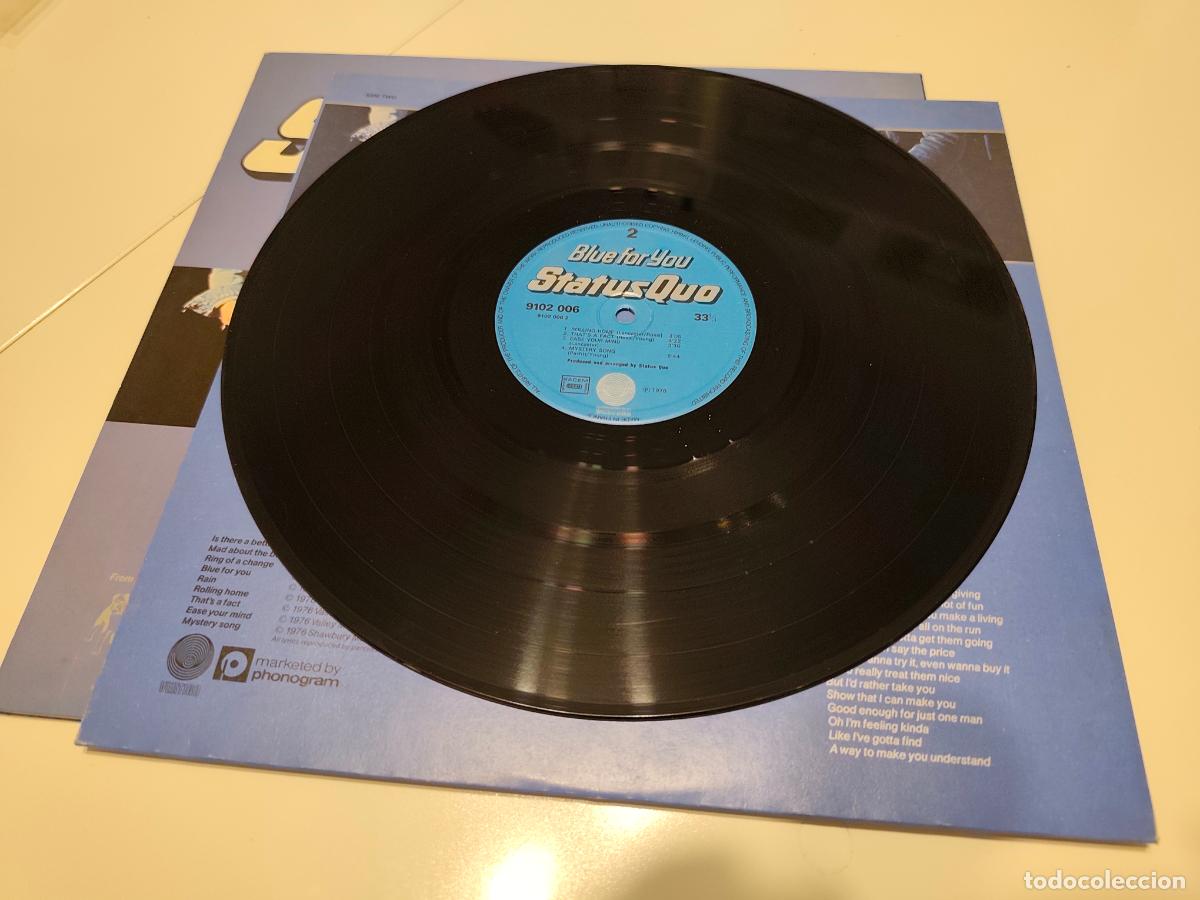 Discos de vinilo: Status Quo &lrm;&ndash; Blue For You- (1976) LP disco vinilo - Foto 4