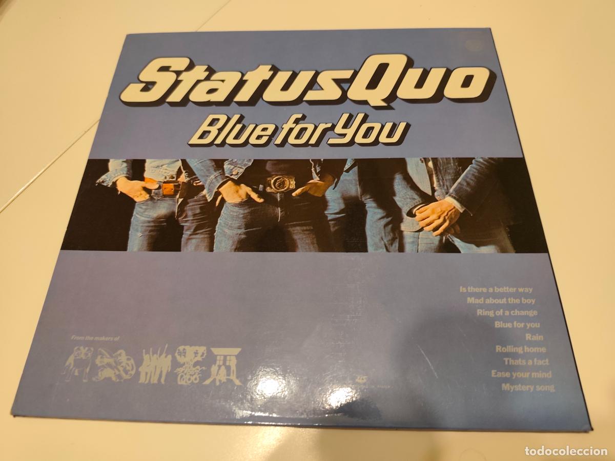 Discos de vinilo: Status Quo &lrm;&ndash; Blue For You- (1976) LP disco vinilo - Foto 9