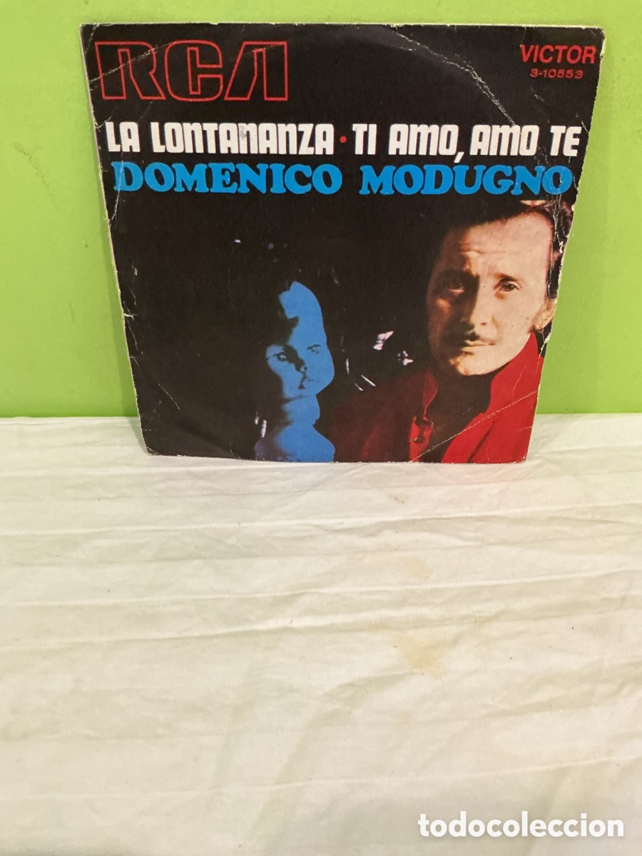 Vinyl records: DOMENICO MODUGNO &ndash; LA LONTANANZA / TI AMO AMO TE &ndash; SINGLE VINILO 1970 &ndash; ESPA&Ntilde;A