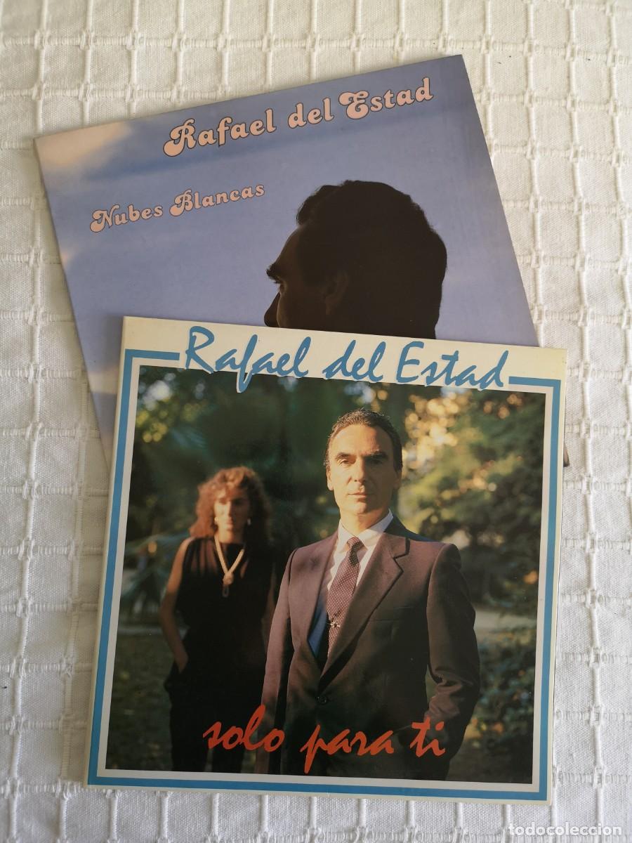 Discos de vinilo: Rafael del Estad Lote 2 Vinilos LP - (Solo para ti / Nubes Blancas) Sevillanas Autor Flamenco