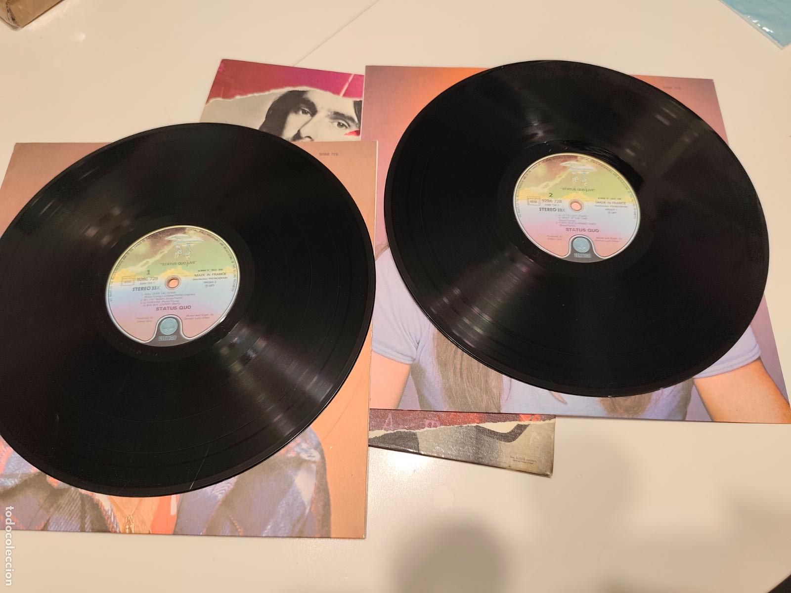 Discos de vinilo: Status Quo &ndash; Live- (1977) 2 X LP disco vinilo - Foto 4