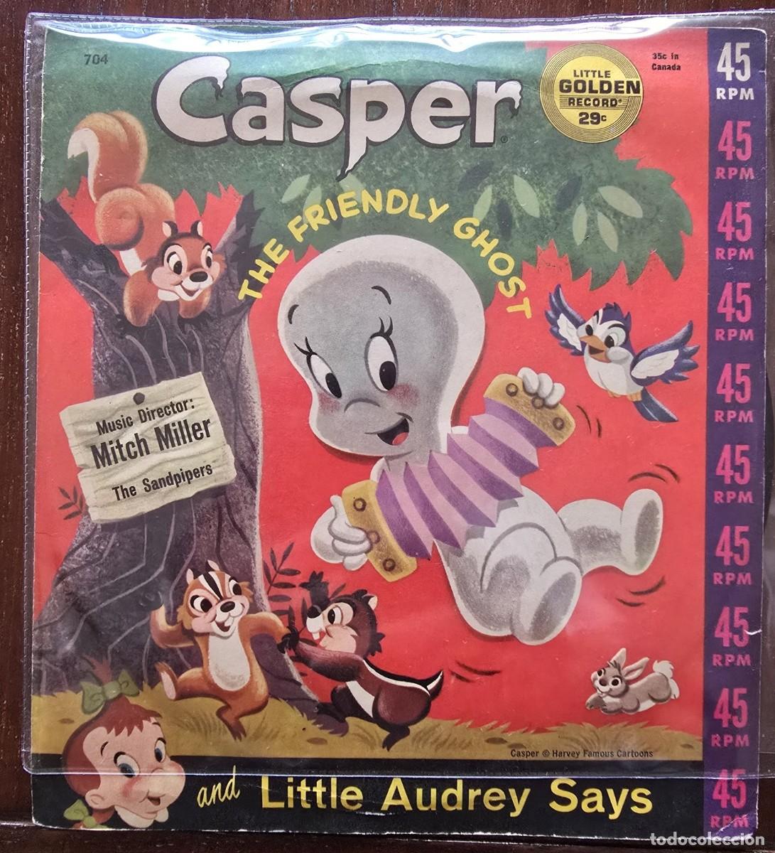 Discos de vinilo: Disco Single.Casper.The Friendly Ghost and Little Audrey Says