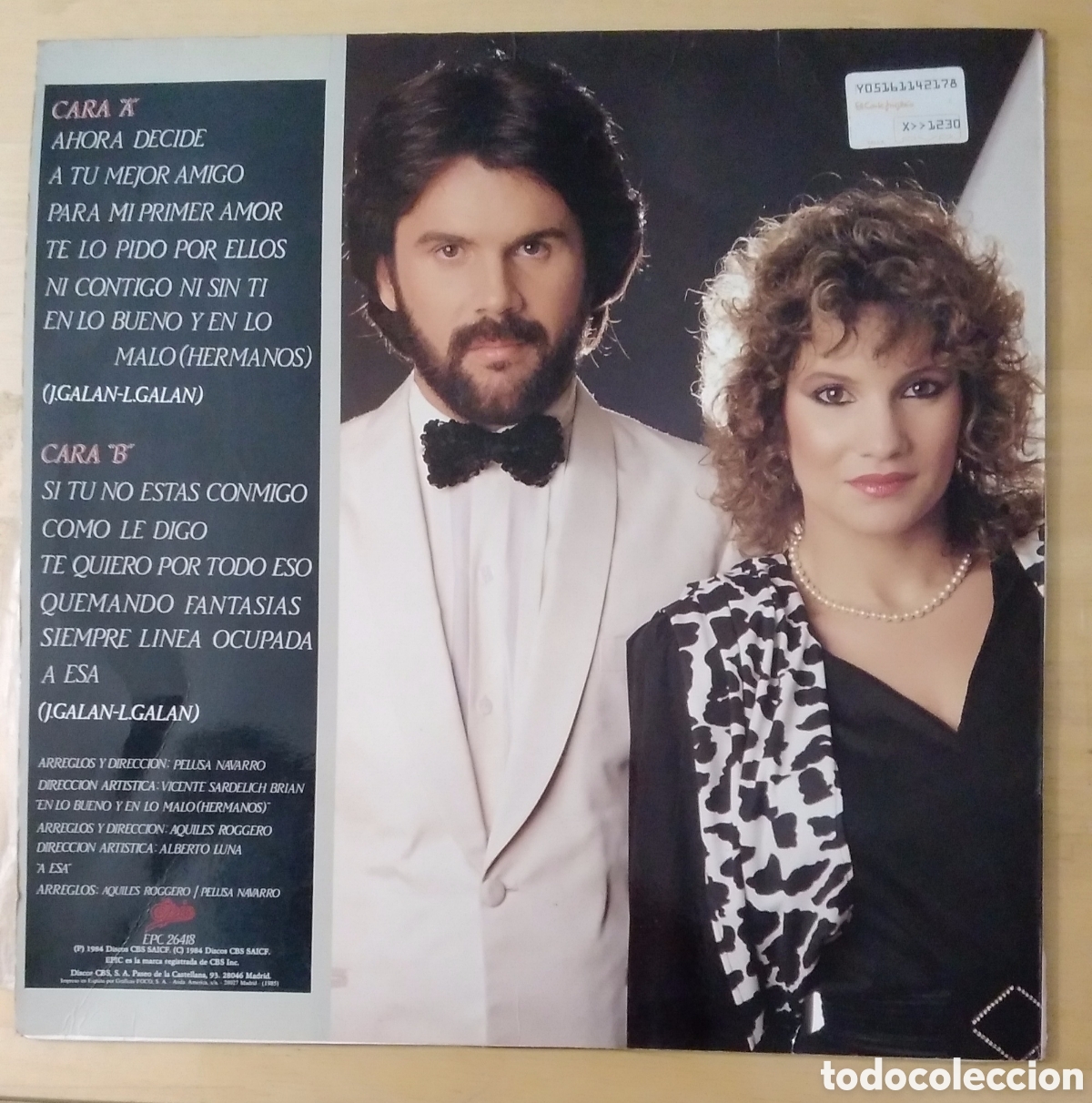 Discos de vinilo: DISCO VINILO. PIMPINELA. CONVIVENCIA. 1984 - Foto 2