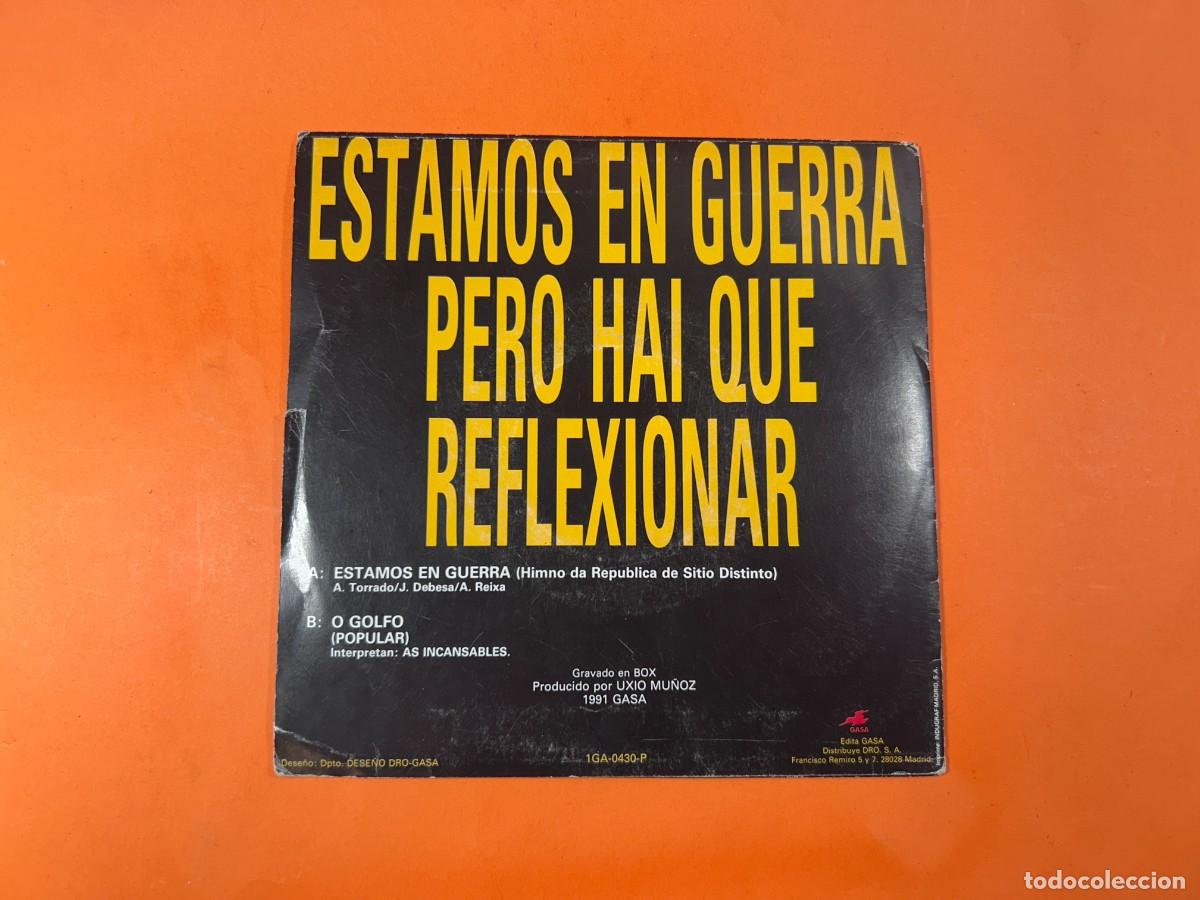 Discos de vinilo: OS RESENTIDOS - SITIO DISTINTO - SINGLE - Foto 2