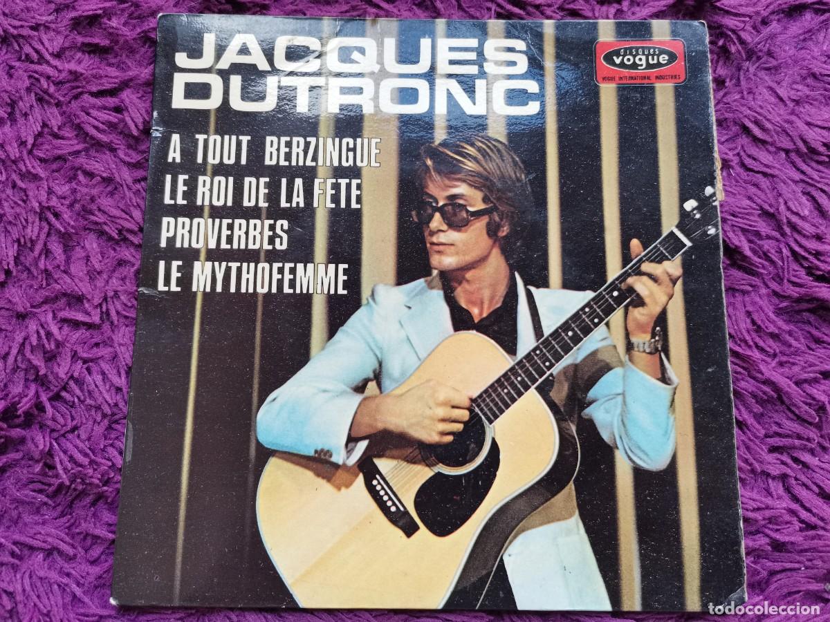 Discos de vinil: Jacques Dutronc &ndash; A Tout Berzingue Vinilo 7&rdquo; EP 1968 France EPL 8 648